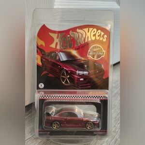 Mattel Hot Wheels Red Nissan Skyline GT-R Red line  club
RLC exclusive